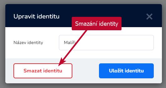 Smazani-identity