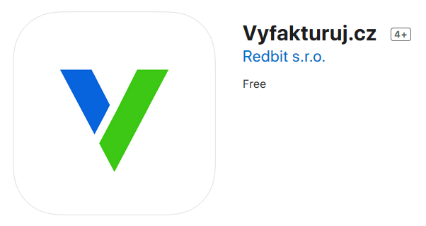 Odkaz na stažení mobilní aplikace Vyfakturuj.cz pro iOS