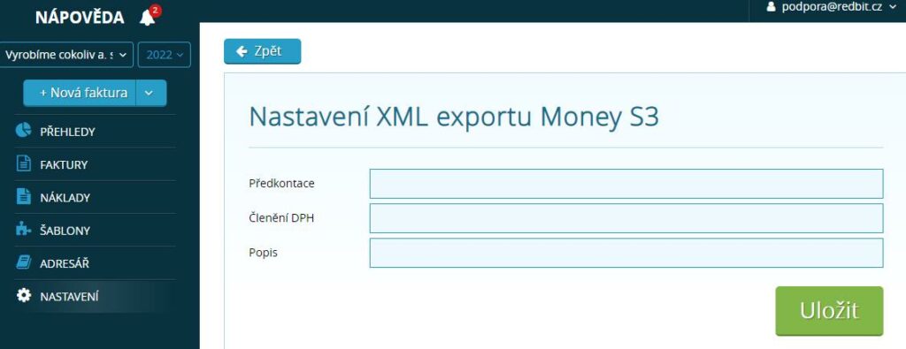 Export money S3